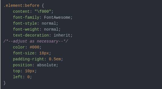 font-awesome иконки как background font-awesome иконки как background